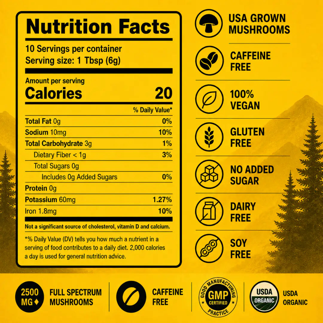 Mushroom Turmeric 10 Servings