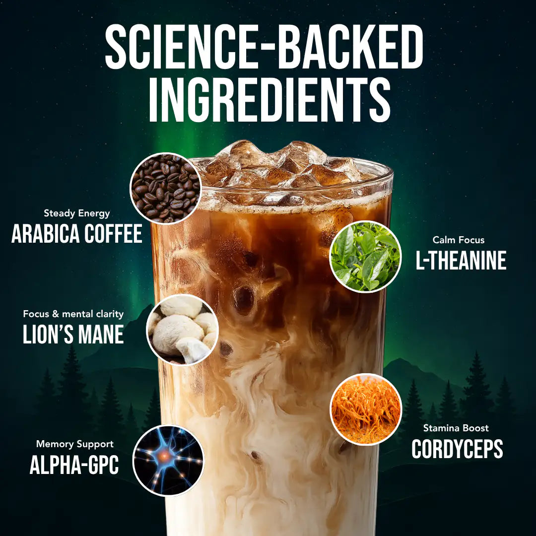 Mushroom Coffee Nootropic 33 Servings