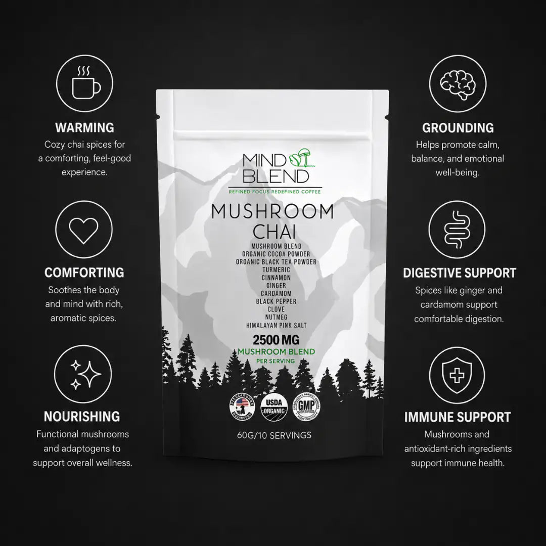 Mushroom Chai Tea 10 Servings