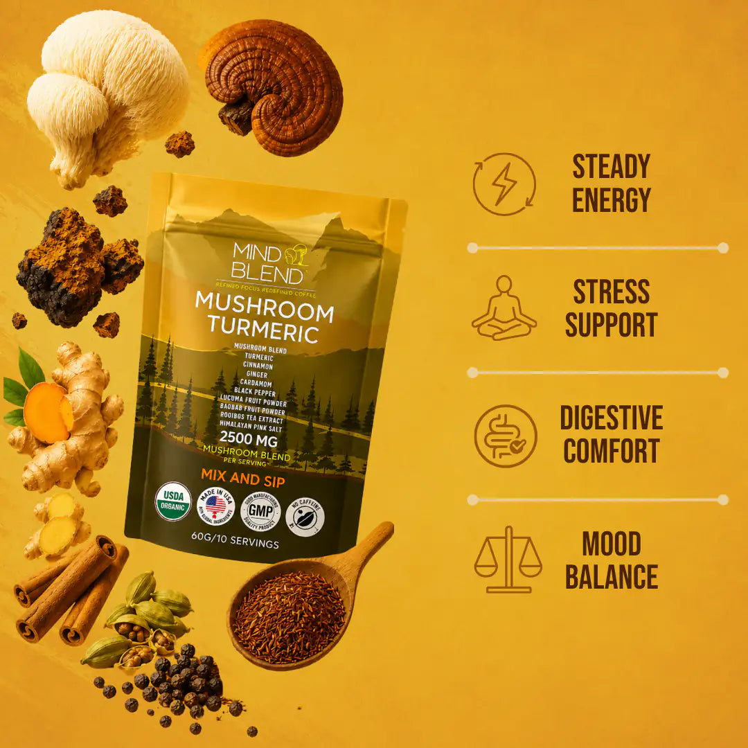 Mushroom Turmeric 10 Servings