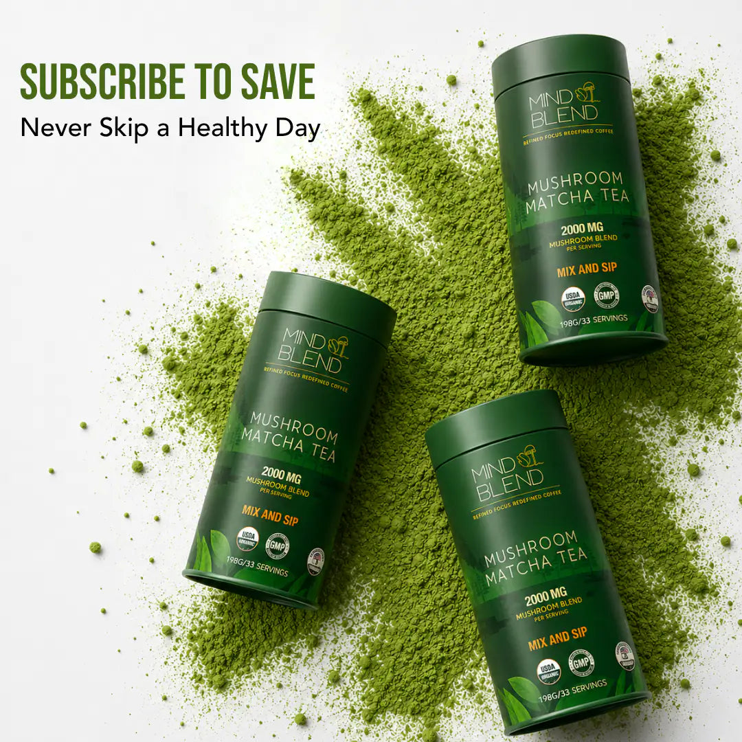 Mushroom Matcha Tea 33 Servings