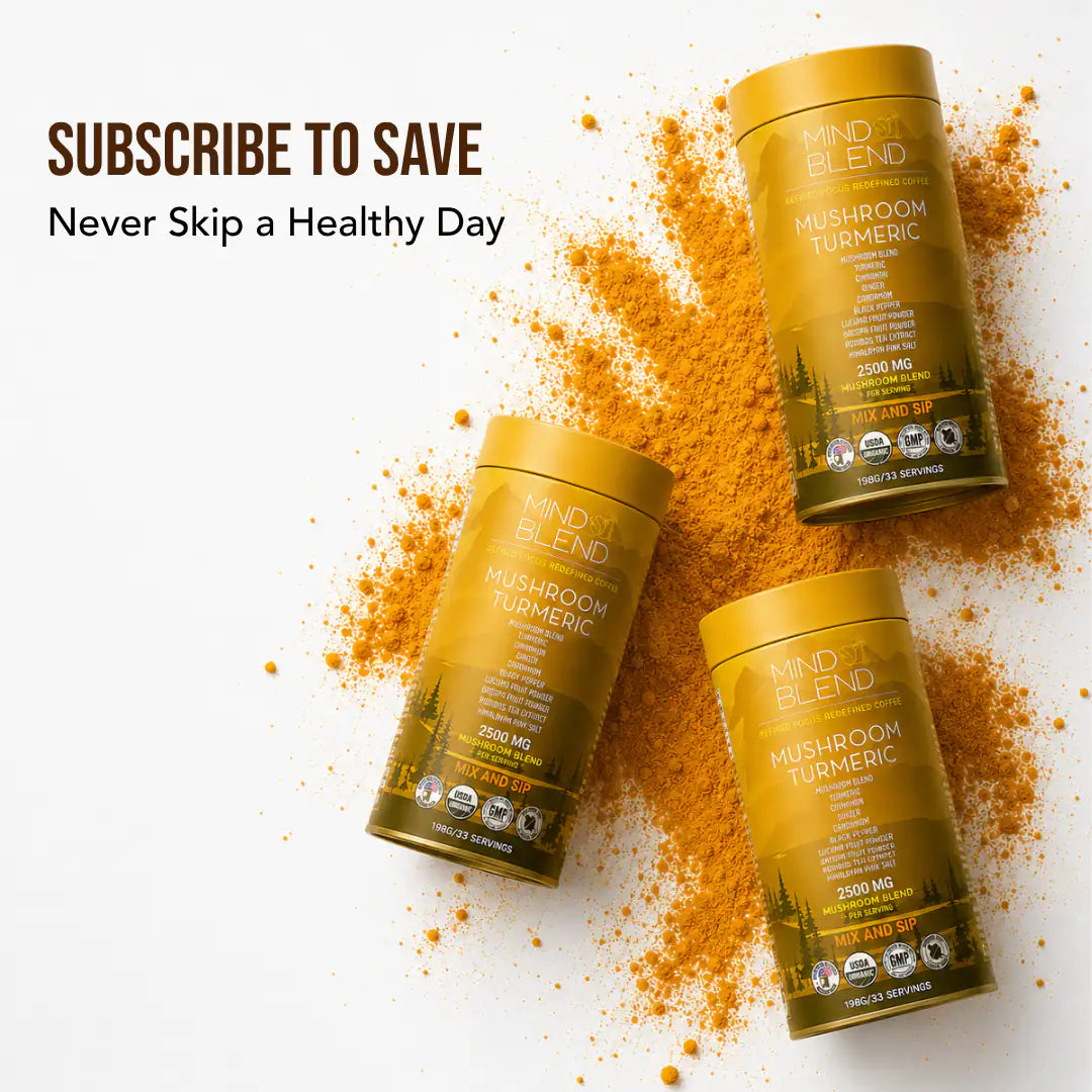 Mushroom Turmeric 33 Servings