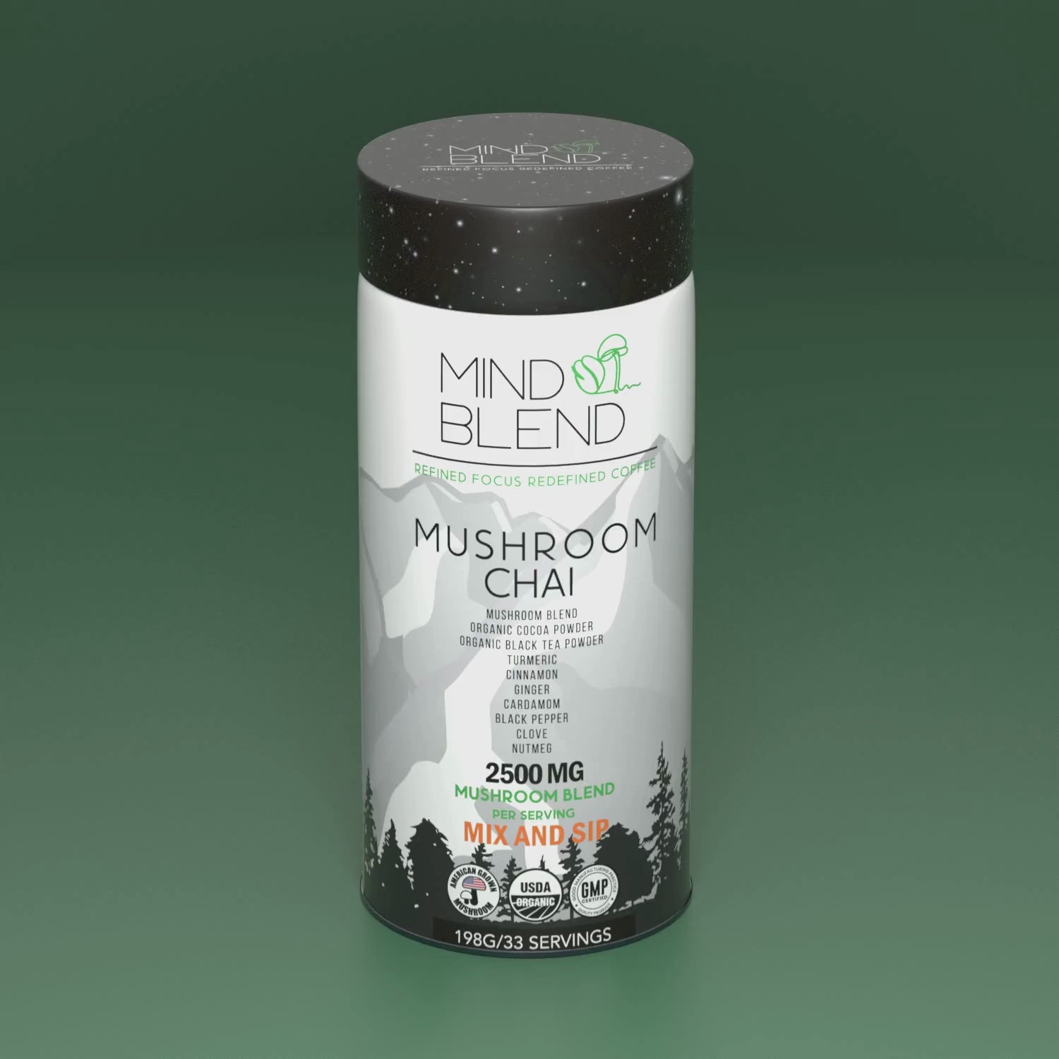 Calming mushroom chai for relaxation