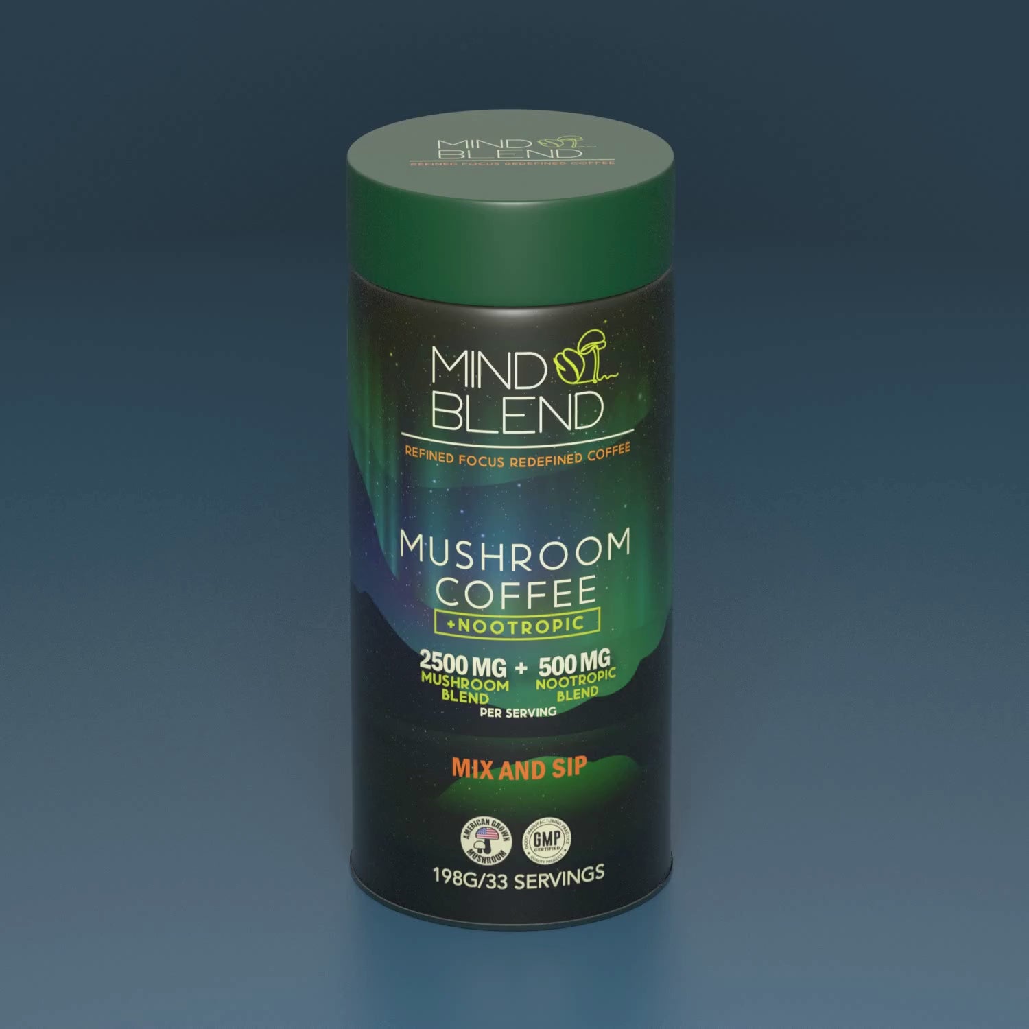 Mushroom Coffee Nootropic 33 Servings
