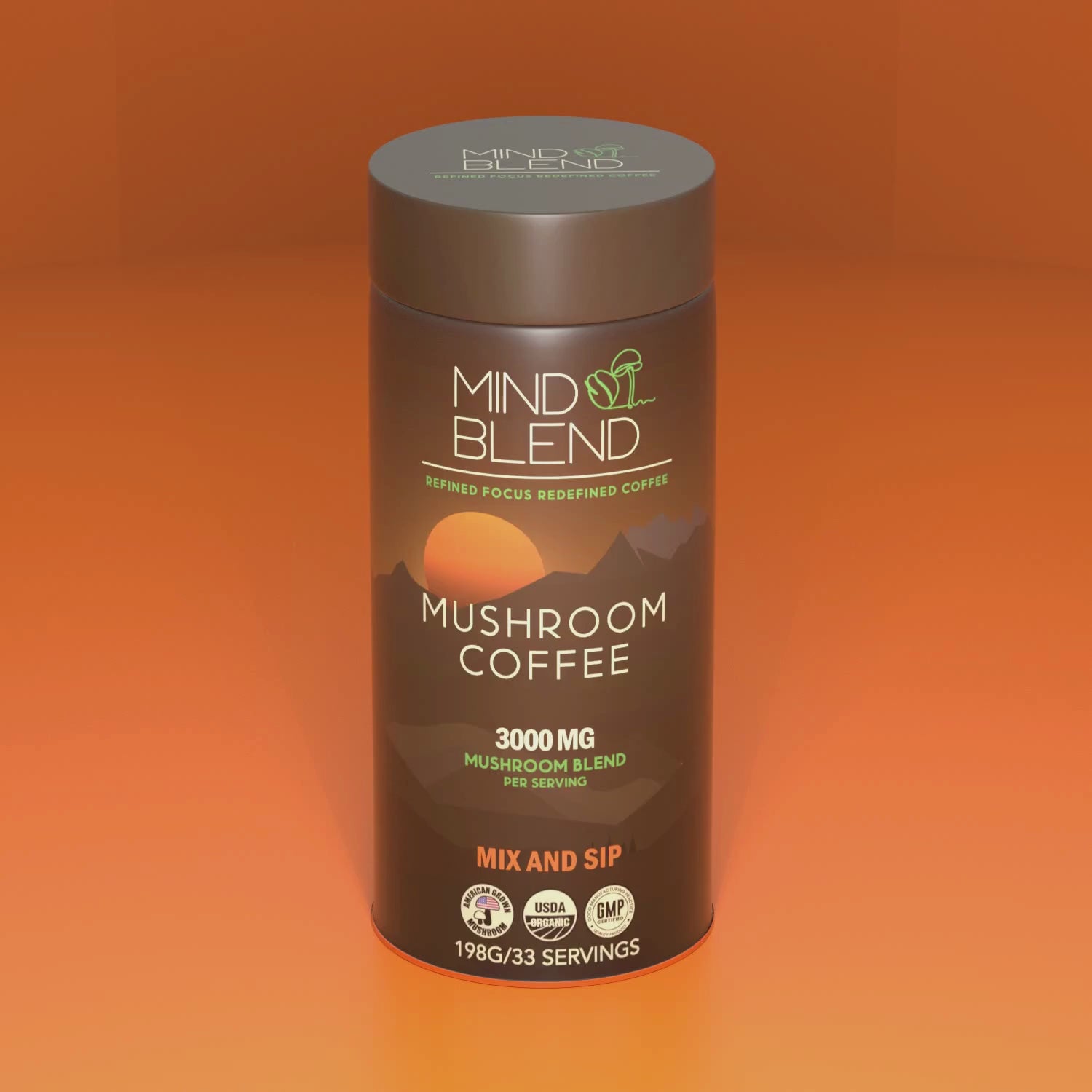 Mushroom coffee for all-day productivity